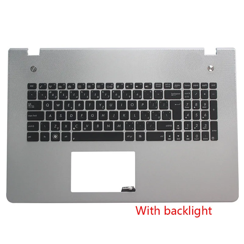 

New Czech Keyboard for Asus N76 N76V N76S N76VM N76VB N76VJ N76VZ CZ Laptop keyboard with/without backlit Palmrest Upper