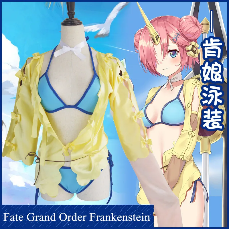 Аниме! Женский купальник для косплея Fate Grand Order красивые купальники |
