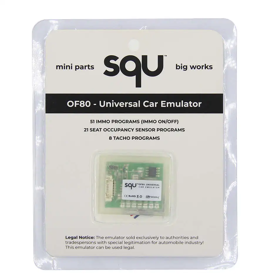 Универсальный автомобильный эмулятор SQU OF80/OF68 Immo программы тахограммы для программ датчика заполнения сидений - Цвет: H13-SQUOF80