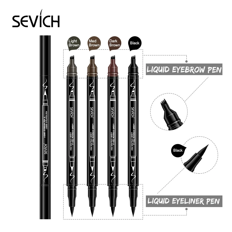 4 Colors Eyebrow Pencil Set - Image 2