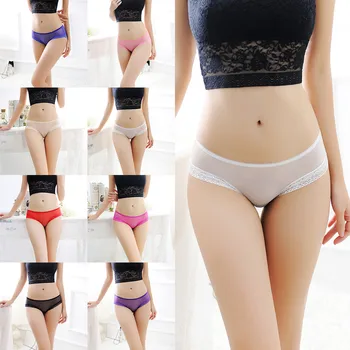

panties plus size women culotte femme Women Mesh Lingerie Knickers G-string Thongs Panties Underwear Briefs