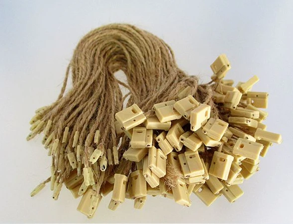 1000 Pieces/lot Jute Hemp Hang Tag String In Apparel 20cm Jute Hang Tag  String Cord For Garment Price Tag Label - Cords - AliExpress