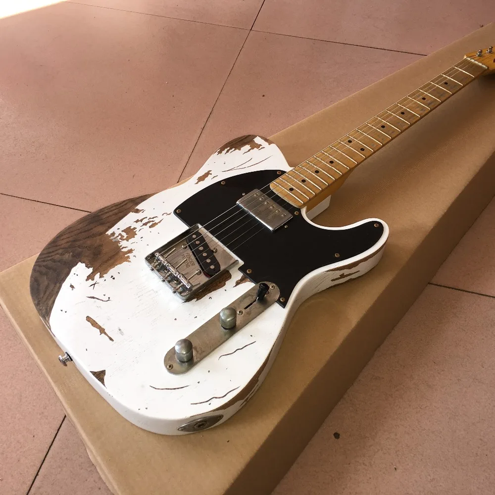 Custom shop,handworks Jim Root signature classic white tele electric