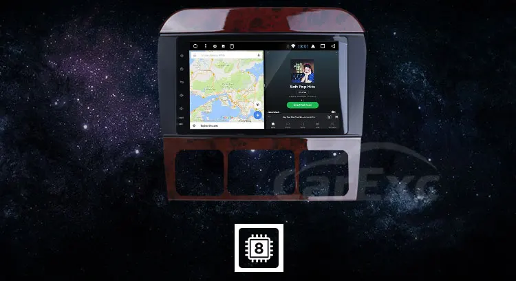 Discount CarExc Android 9.0 OS Octa Core For Benz W220 S320 S350 S500 Car Radio Stereo With WiFi GPS Navigation Multimedia Player System 15