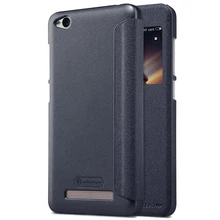 5.0 inch case for xiaomi redmi 4a cover NILLKIN Sparkle PU leather case flip cover view window redmi 4a case cover flip