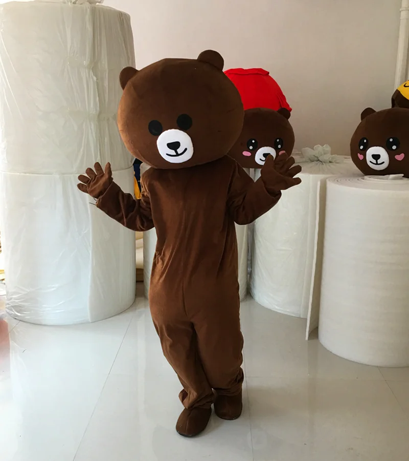 Костюм талисмана коричневого медведя, костюмы для косплея, вечерние костюмы для игр, одежда для рекламы, карнавал, Хэллоуин, Рождество, Пасха - Цвет: Style 9