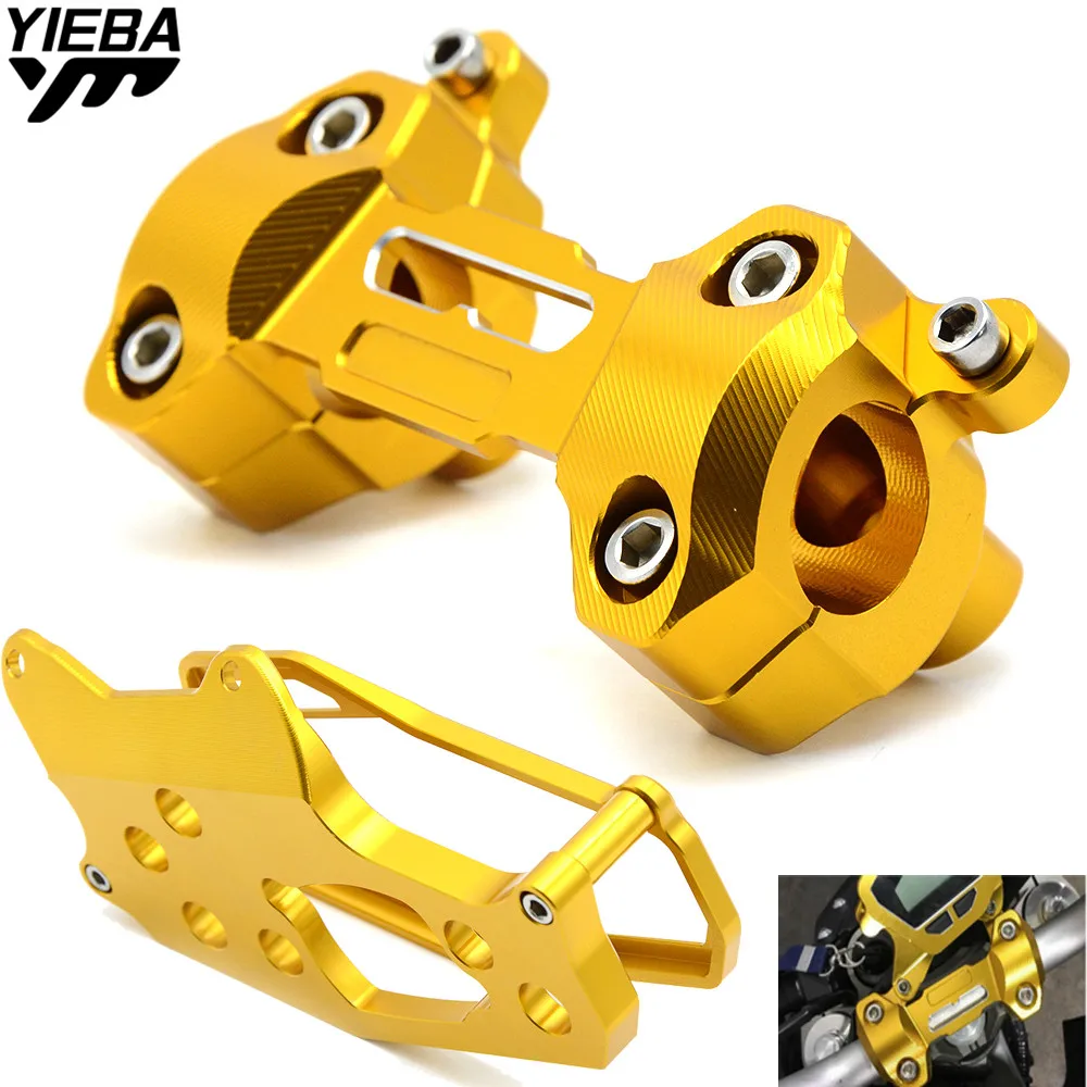 

Motorcycle Speedometer Cover Case with Handlebar Fat Bar Risers Mount Clamp For Yamaha MT-09 FZ-09 MT 09 FZ 09 MT-09 2013-2016