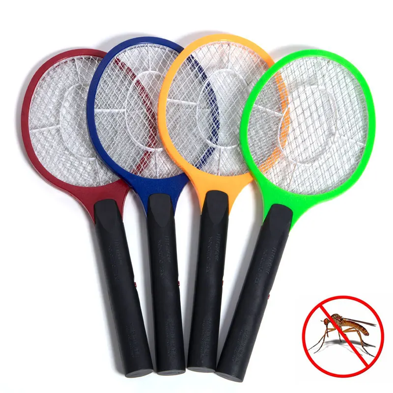 

2019 Summer Bug Zappers Cordless Battery Power Electric Fly Mosquito Swatter Bug Zappers Racket Insects Killer Home Bug Zappers