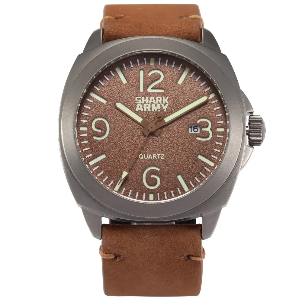 

Shark Army Luxury Brand 100m Water Resistant Men Relogio Luminous Paint Saat Erkekler Military Quartz Sport Wrist Watch / SAW186