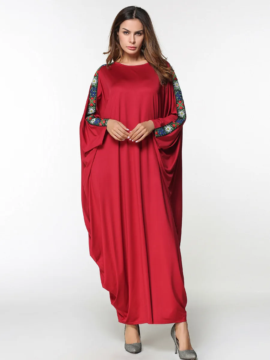 TUHAO, женские платья больших размеров s, весна-осень, женское платье с рукавом летучая мышь, женские платья, длинные платья, ZZL015