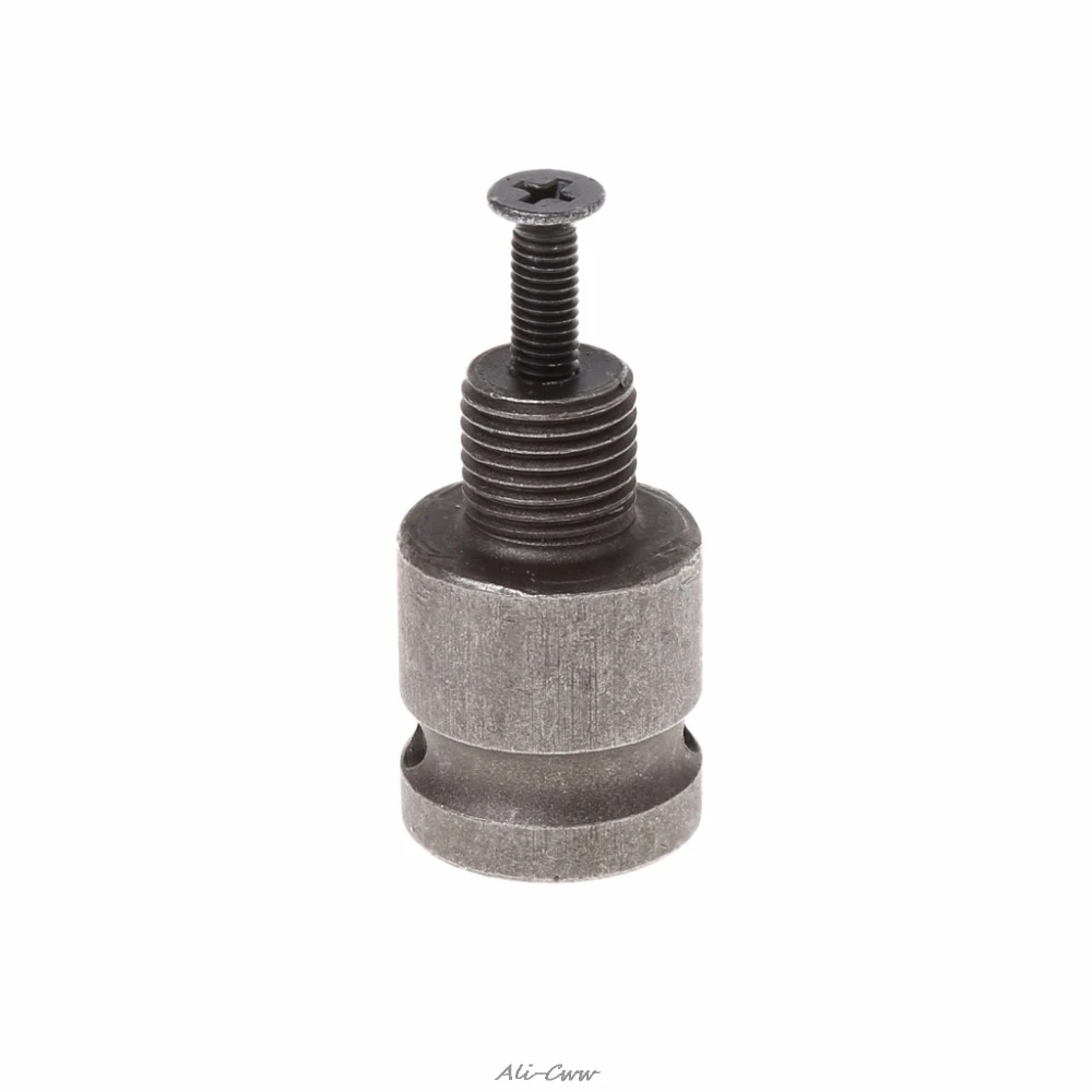 

1/2'' Drill Chuck Adaptor For Impact Wrench Conversion 1/2-20UNF with 1 Pc Screw