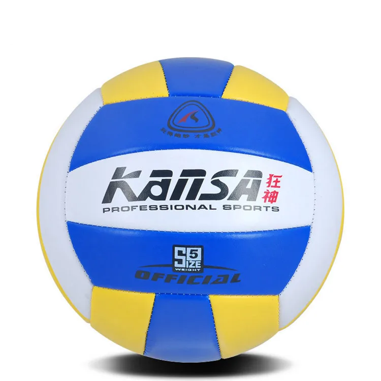 Official Size 5 PVC Foam Leather Volleyball 18 Panels Match Volleyball