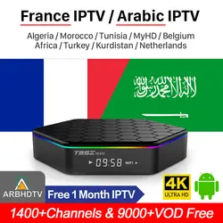 IP ТВ Франции Арабский IP ТВ Турции Бесплатная 1 месяц код IPTV T95ZPlus Android ТВ коробка S912 французский бельгийский Марокко IP ТВ Нидерланды IP ТВ