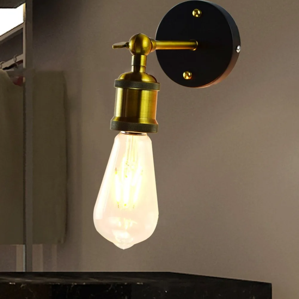 Buy European Style Vintage Alloy Light Head Wall Mount