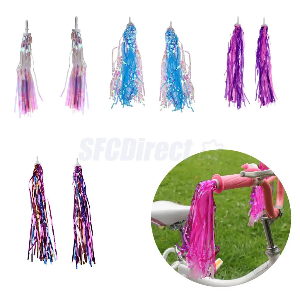 10 Pieces Bike Cycling Tricycle Kids Girls Boys Handlebar Streamers