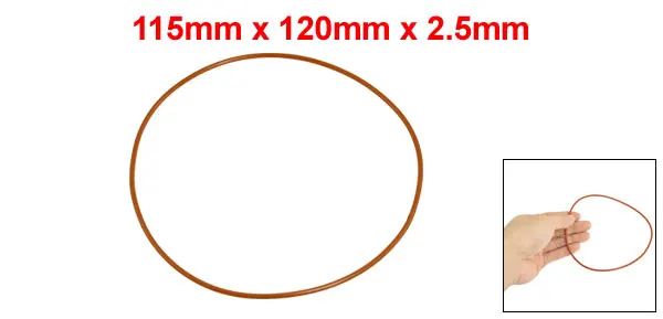 Uxcell 1 шт. 2,5 мм красный силиконовые уплотнительное кольцо сальника идентификатор прокладок 100 мм 105 мм 110 мм 115 мм 125 мм 130 мм 80 мм 85 мм 90 мм