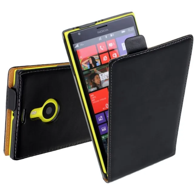 Чехол раскладушка для телефона Nokia Lumia 1520 кожаный чехол ультратонкий Магнитный