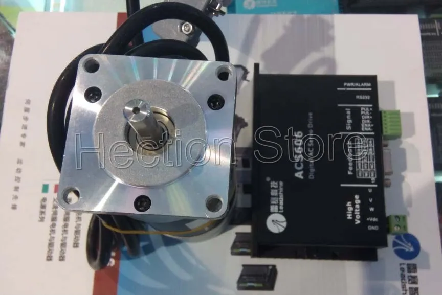 Сервопривод с ЧПУ Leadshine servo drive ACS606 работает 36-60 В постоянного тока и бесщеточный Серводвигатель BLM57180-1000 кодировщик 1000 линий