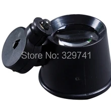 Мини Размеры Оборудование для ремонта часов и ювелирных изделий с ремонта часов светодиодный Лупа освещающая увеличительное Стекло 10x с светодиодный свет