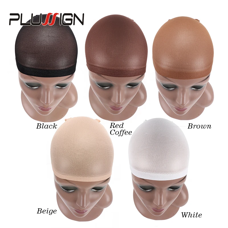 2 Packs (4 Pieces) Wholesale Dream Deluxe Wig Cap Mesh Hairnet Black Beige Color Stocking Cap Wig Hair Net For Weave Extensions 2 Packs (4 Pieces) Wholesale Dream Deluxe Wig Cap Mesh Hairnet Black Beige Color Stocking Cap Wig Hair Net For Weave Extensions