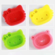 1 шт. Набор для Ванной Губки мыльницы коробка Абсорбирующая легко сохнет мыльница для путешествий кухонные аксессуары для дома мыльница