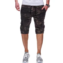 Новинка года, мужские повседневные модные камуфляжные штаны с принтом, 7 очков