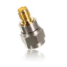 New Alloy Steel F Type Male Plug To SMA Female Jack Straight RF Coaxial Adapter Connector