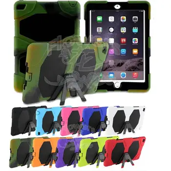

Tough RUGGED MILITARY DUTY WITH STAND ShockProof Dirt Proof Armor Case Cover Impact On Life For Apple iPad Air 2 /iPad 6