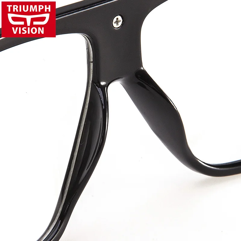 Мужские Оптические очки TRIUMPH VISION квадратная оправа без градусов с прозрачными