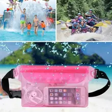 Водонепроницаемый чехол мобильный телефон сумка Деньги чехол с поясной ремень Плавание сумка для плавания на лодках дрейфующих Дайвинг гребная лодка сумка