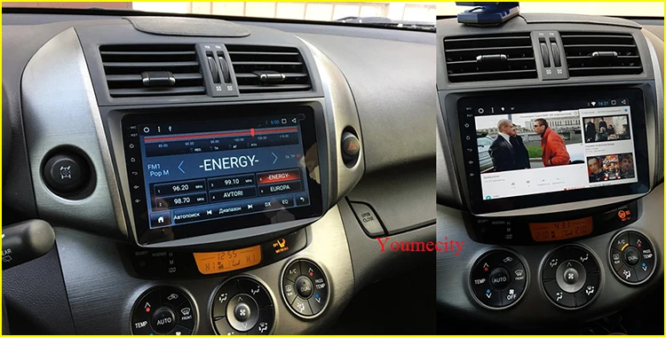 Cheap Car DVD for Toyota Old RAV4 Audio Video Stereo GPS Radio RDS Wifi 2006-2012 1024*600 HD Screen 2Din Android 9.0 Carplay TPMS 6