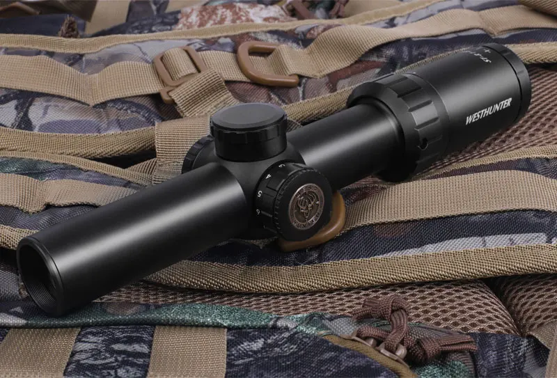 Компактный Тактический Ar Scope ST-R 1,2-6X24IR стекло Травленое сетка оптическое быстрое прицеливание охотничий прицел Riflescope