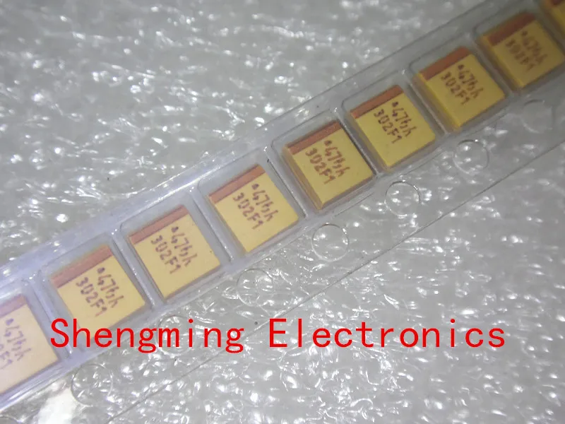 

50pcs 3528 10V 47UF B Type SMD Tantalum Capacitors