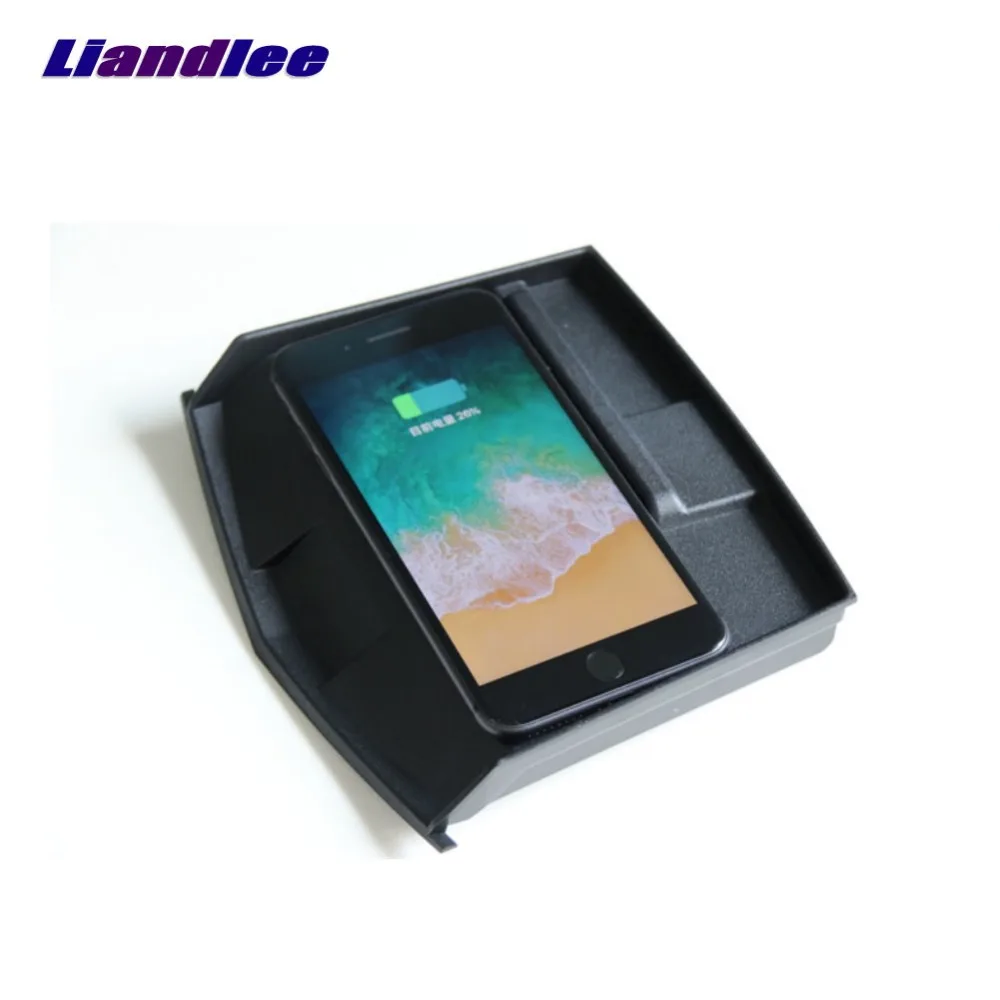 Liandlee For Cadillac ATS XTS-L hidden Special Car Wireless Charger Storage For IPhone Android Iphone Battery Charger