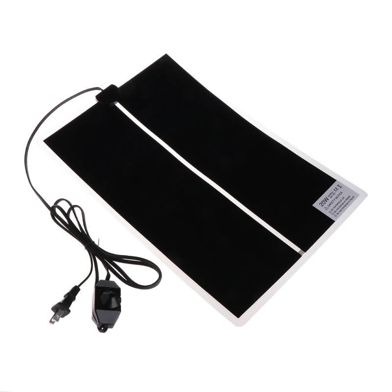 

Adjustable Temperature Pet Heating Warmer Amphibians Bed Mat 100-120V US Plug
