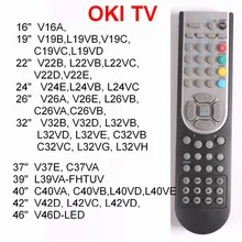 Controle remoto rc1900 para oki tv 16, 19, 22, 24, 26, 32 Polegada, 37,40,46
