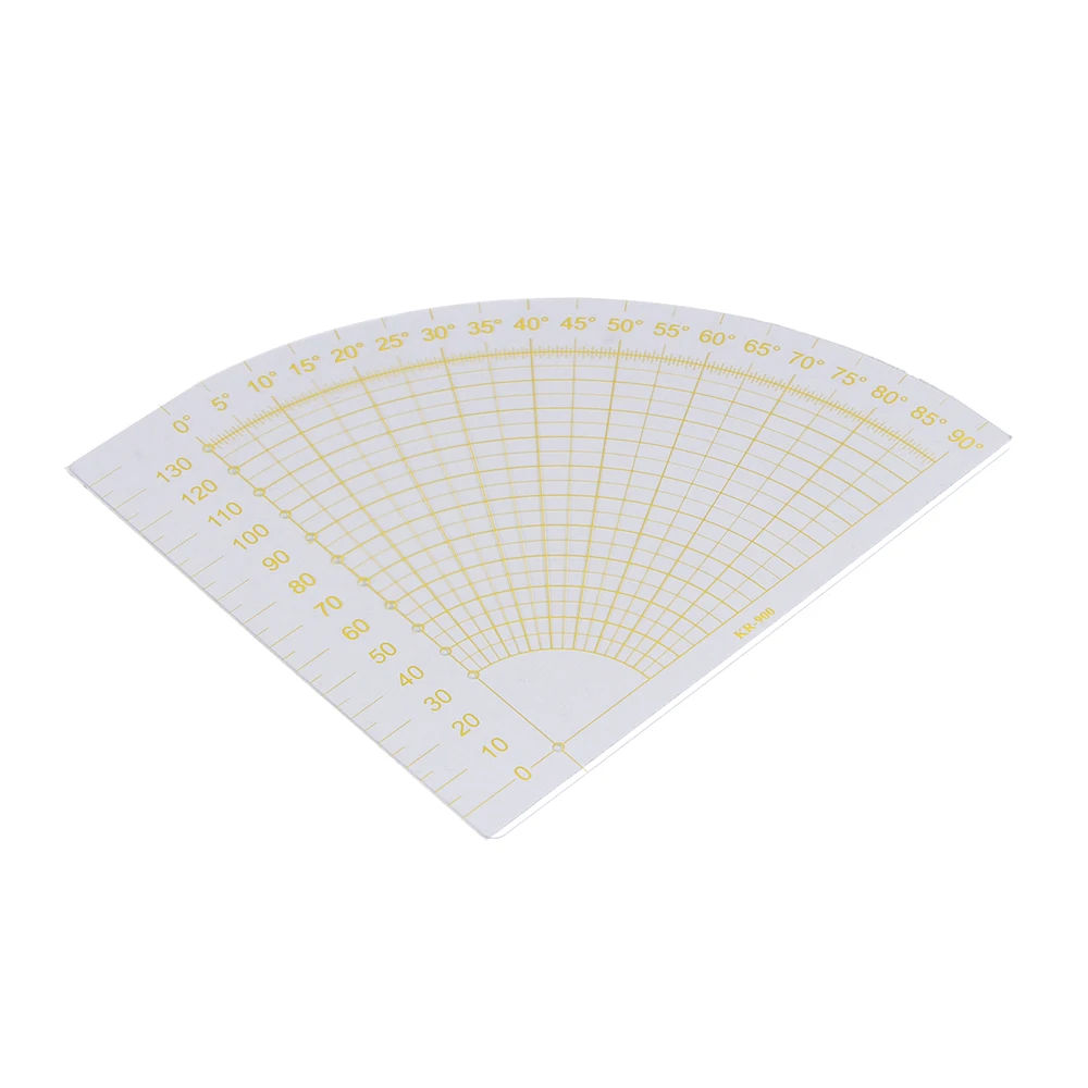

1Pcs Fan Shape Foot Seam Ruler Quilting Patchwork Ruler Scrapbooking Cutting Tool Craft Tailor DIY Sewing Supplies