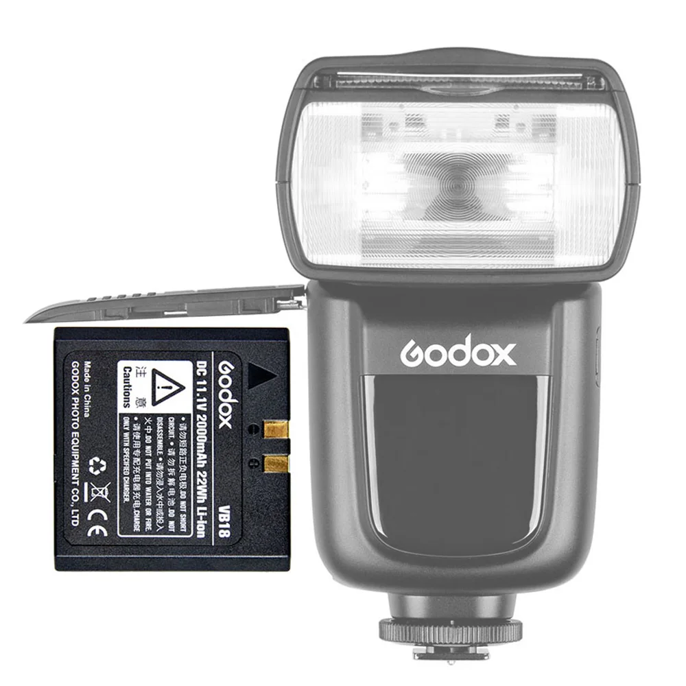 Godox VB18 DC 11,1 V 2000 мА/ч, 22Wh литий-ионная аккумуляторная Батарея для Ving V850II V860II-C V860II-N V860II-S V860II-F Вспышка Speedlite