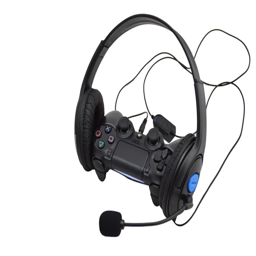 Проводная игровая гарнитура наушники с микрофоном для Sony PS4 Play BINMER Futural Digital High