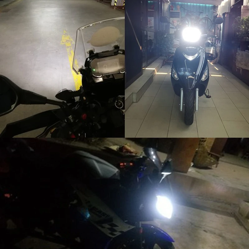 Передняя фара для мотоцикла RXZ COB CANBUS H4 H6 PH7 PH8 DC 12 В 6000K белая фара|Передние LED-фары