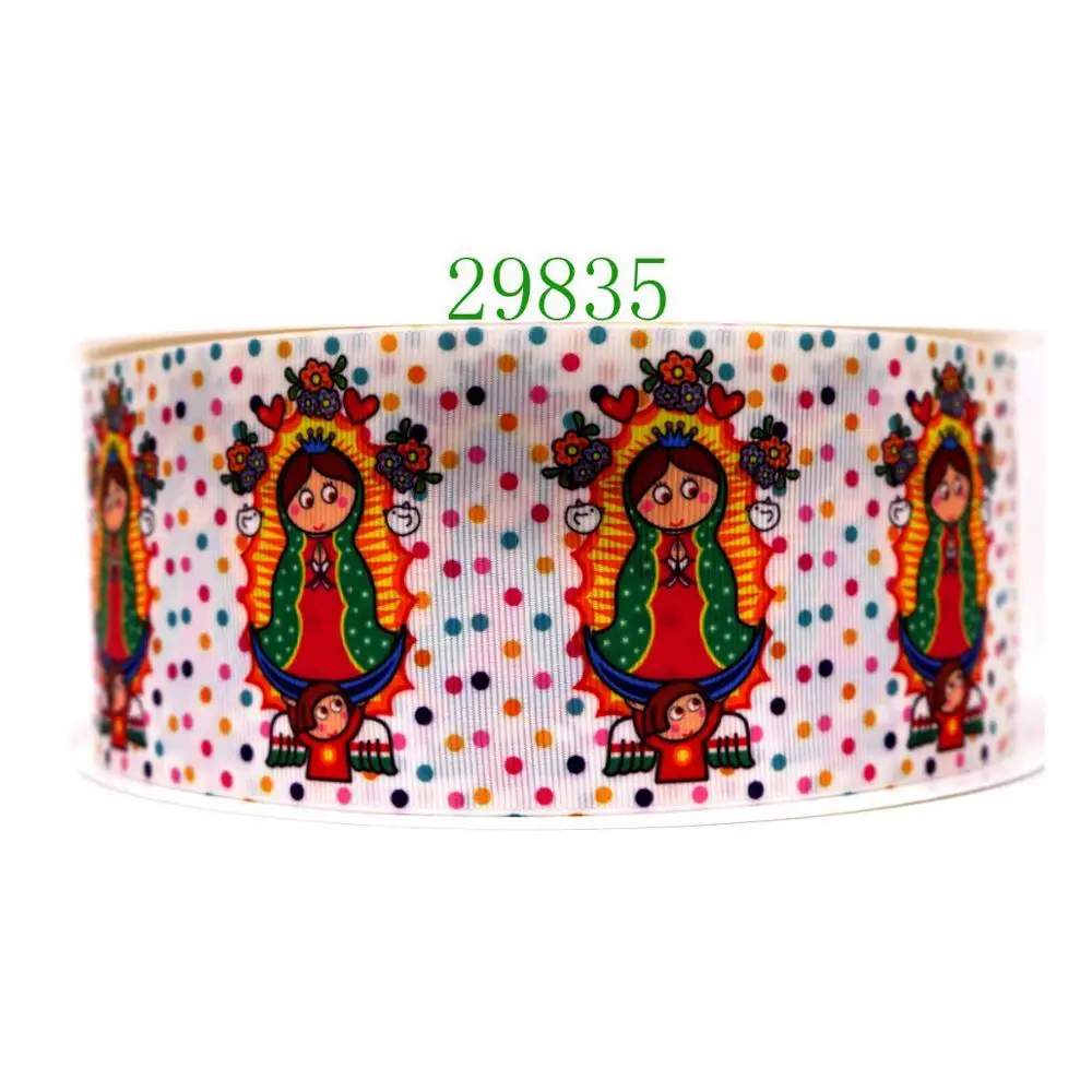 29835 50 ярдов в размер мультфильм ленты напечатанные grosgrain ленты 29842 - Цвет: 29835