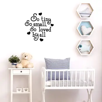 

Cartoon Style so tiny so small so loved by all Home Decor Wall Stickers For Kids Rooms Decoration Wall Stickers Wallpaper