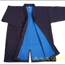 Высокое качество хлопок с HiDriTex темно-синий двойной слой Кендо айкидо Iaido Gi боевые искусства Униформа