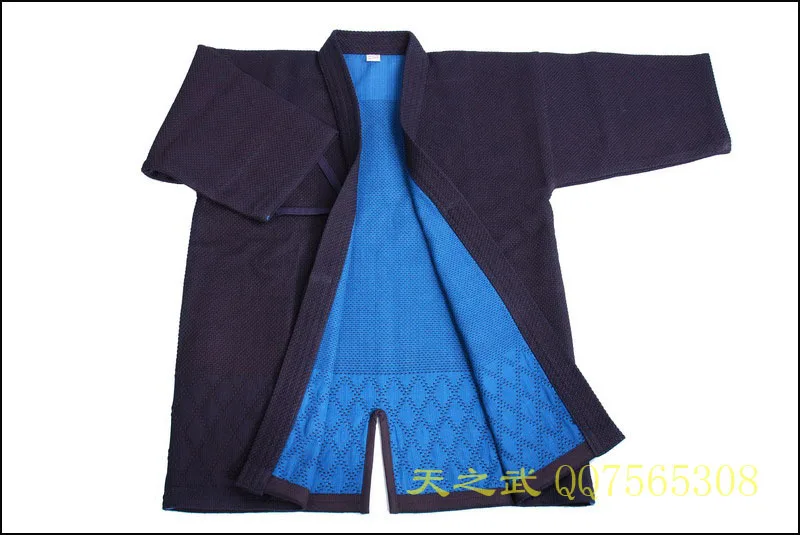 Высокое качество 100% хлопок с HiDriTex темно-синий двойной слой Кендо Айкидо Иайдо боевых искусств GI униформа Бесплатная доставка
