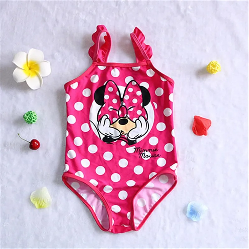Girls Swimsuits children’s swimwear ballet girls one piece swimwear overalls tassel meisje children mickey swimsuit for kids 1-8