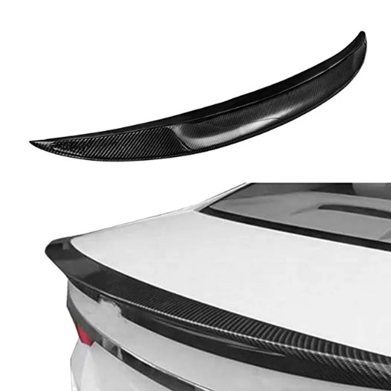 

Carbon Fiber Rear Trunk Lip Spoiler Fit For 2007 - 2013 BMW E92 Coupe 328i 335i M3 Rear Wing Spoiler High Kick Replacement Wing