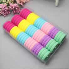 Diámetro 3cm 66 unids/pack sombreros cabello Haar pelo accesorios cuerda de goma elástico bandas de pelo para niñas niños