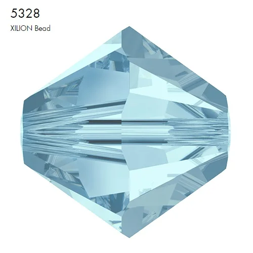 5328 30 Swarovski® Kristall Perlen Xilion Beads 4mm CAPRI BLUE Art