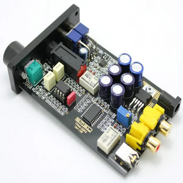 SMSL SAP II Portable Headphone Amplifier TPA6120A2 Big Power HiFi Fidelity Stereo Headphone Amplifier with 2 Ways switch inputs
