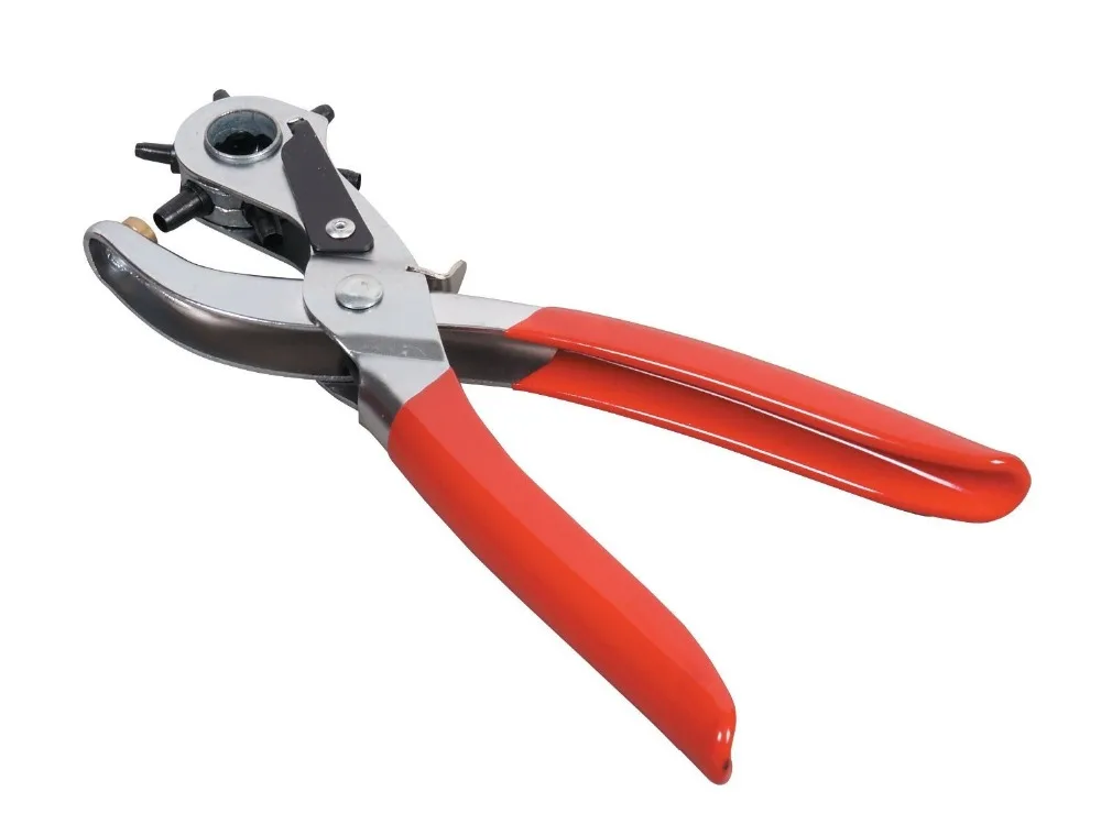 Mainpoint Wholesale Charms Heavy Duty Revolving Leather Card Watch Belt Hole Punch Hand Pliers Tool Eyelet Plier 6 Sized | Инструменты